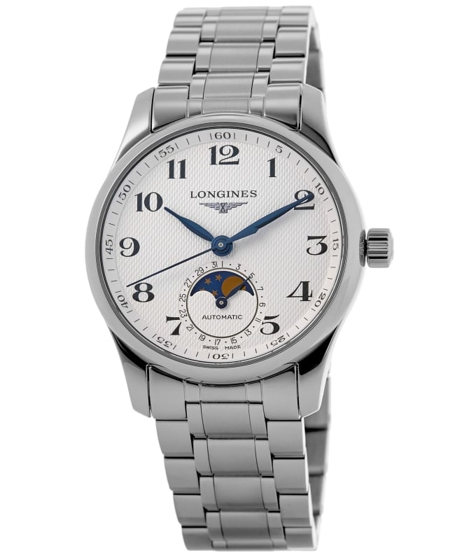 Longines Master Collection Automatic 34mm Silver Dial Stainless Steel Women's Watch L2.409.4.78.6
