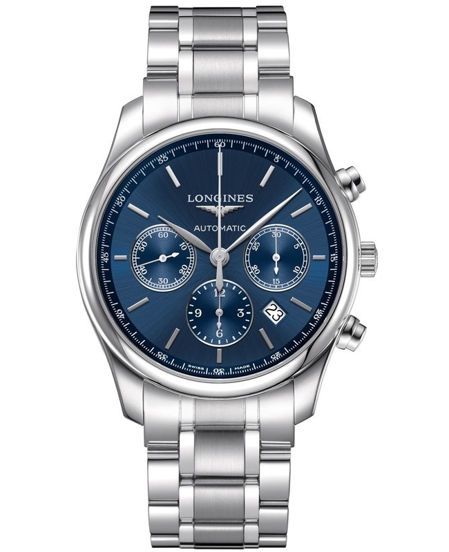 Longines Master Collection Automatic 42mm Chronograph Blue Dial Stainless Steel Men's Watch L2.759.4.92.6