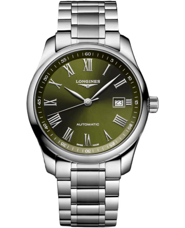 Longines Master Collection Automatic 40mm Green Dial Stainless Steel Men's Watch L2.793.4.09.6