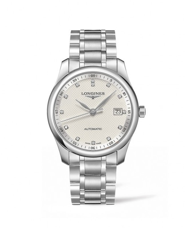 Longines Master Collection Automatic 40mm Silver Diamond Dial Stainless Steel Men's Watch L2.793.4.77.6