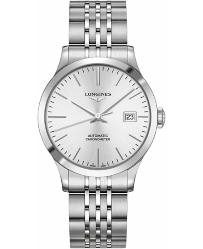 Longines Record Stainless Steel  Men’s Watch