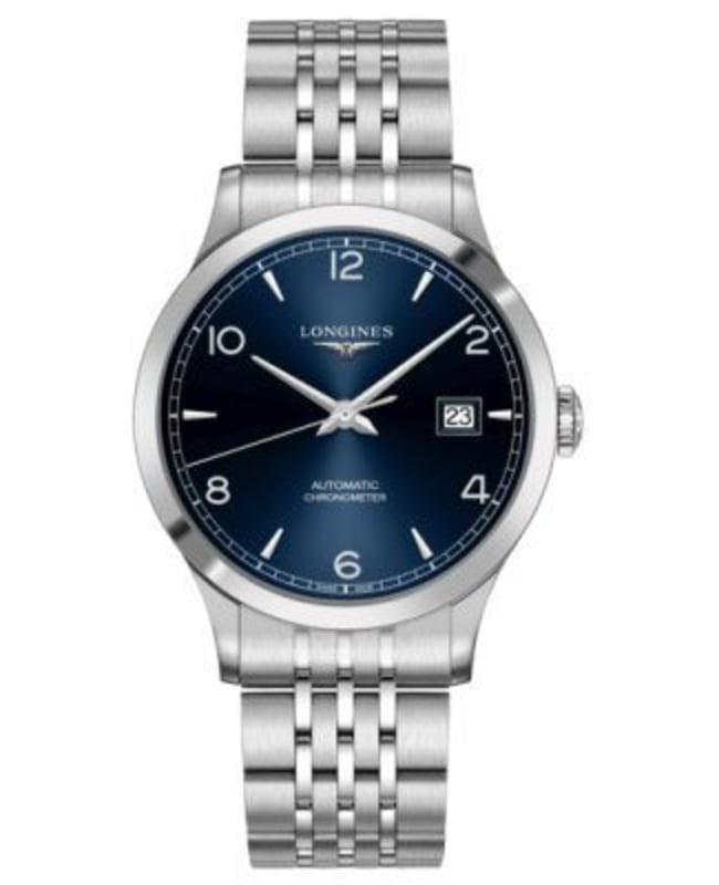 Longines Record Chronometer Men's Watch L2.821.4.96.6 | WatchMaxx