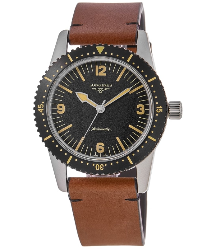 Longines Heritage Skin Diver Men's Watch L2.822.4.56.2 | WatchMaxx