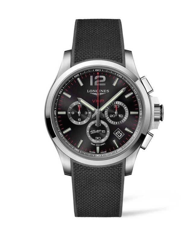 Longines Conquest V.H.P. 44mm Stainless Steel Men's Watch L3.727.4.56.9