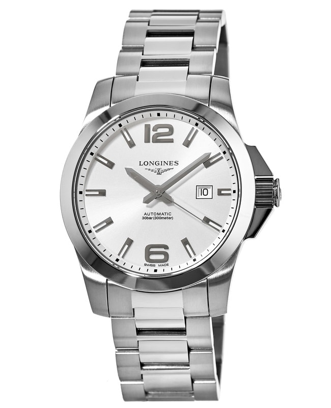 Longines Conquest Automatic Silver Dial Men’s Watch