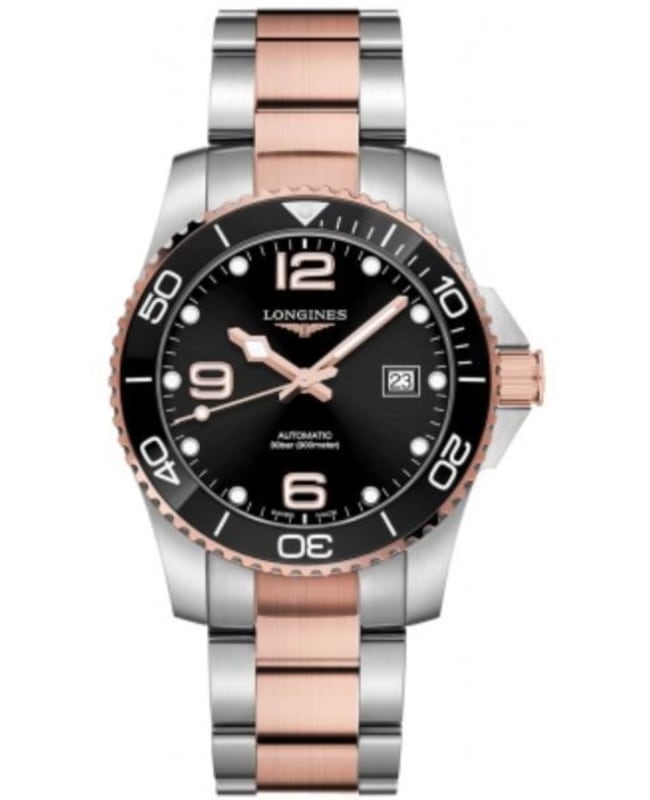 Longines HydroConquest Automatic Black Dial Steel Men’s Watch