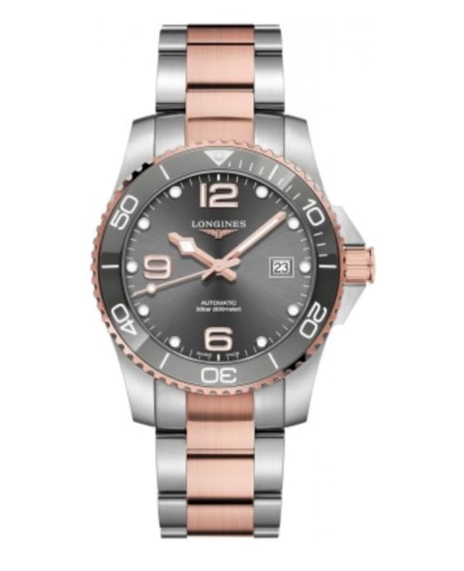 Longines HydroConquest Automatic Grey Dial Stainless Steel Men's Watch L3.781.3.78.7