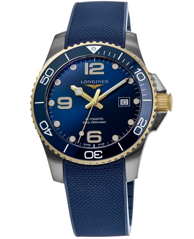 Longines HydroConquest Automatic Blue Dial Rubber Strap Men’s Watch