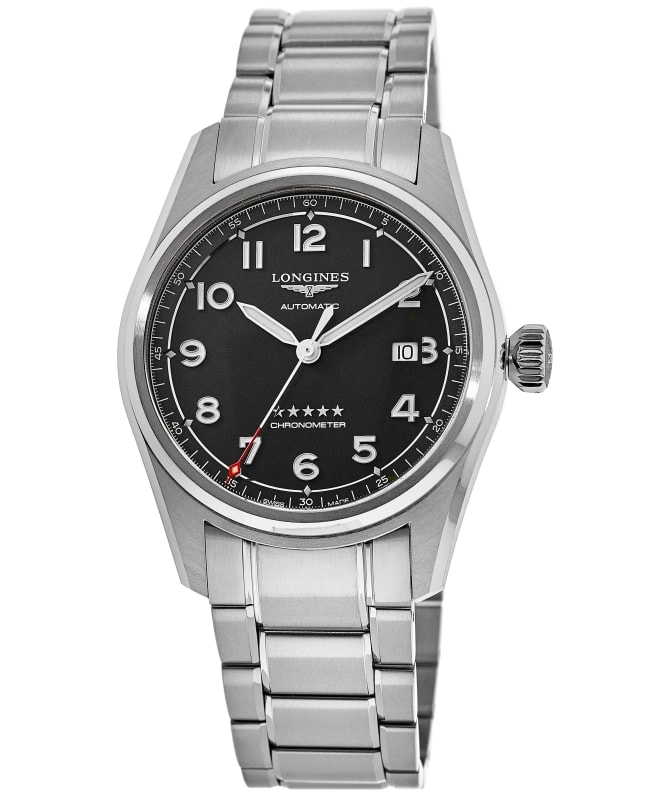 Longines Spirit Prestige Edition Automatic Black Dial Stainless Steel Men's Watch L3.811.4.53.9