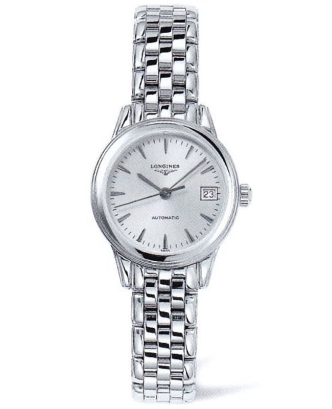 Longines Flagship Automatic Silver Dial Stainless Steel Women's Watch L4.274.4.72.6