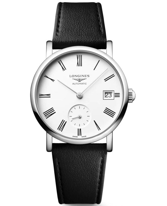 Longines Elegant Collection Automatic White Dial Fabric Strap Women’s Watch