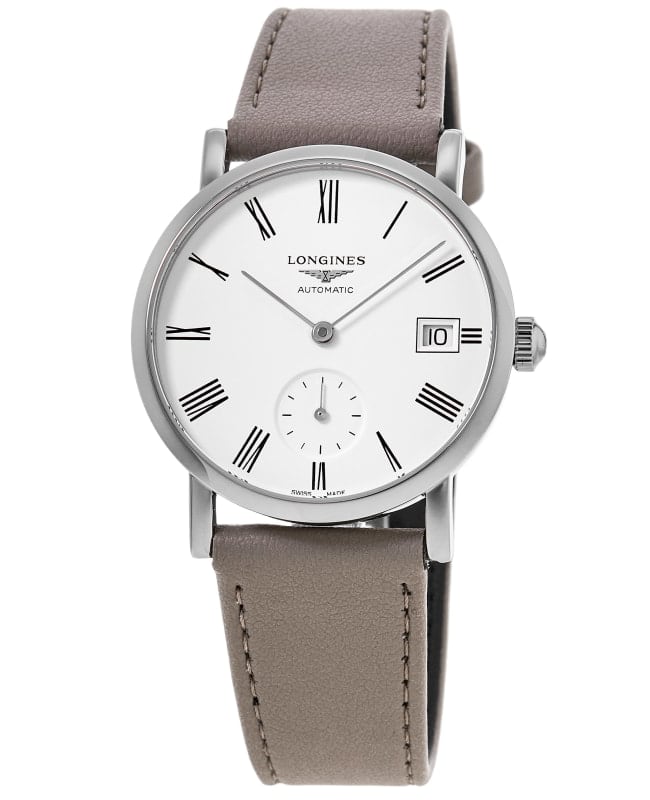 Longines Elegant Collection Automatic Automatic White Dial Fabric Strap Women's Watch L4.312.4.11.2
