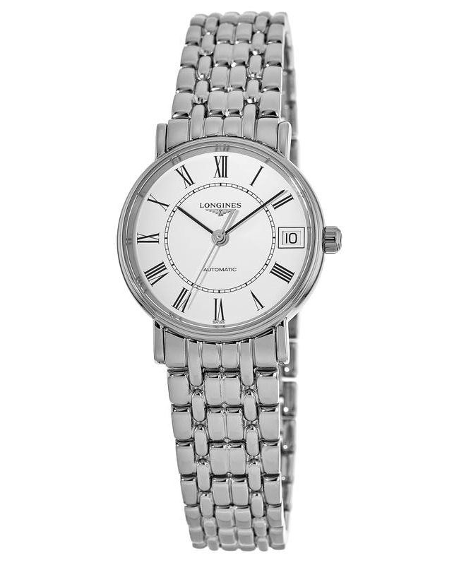 Longines Presence Automatic White Dial Stainless Steel Women's Watch L4.322.4.11.6
