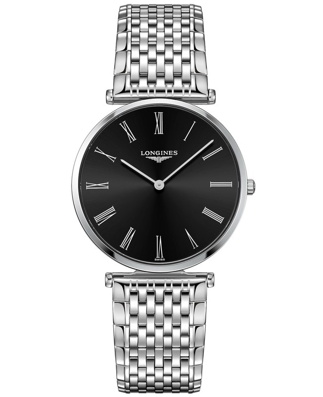 Longines La Grande Classique De Longines Black Dial Stainless Steel Unisex Watch