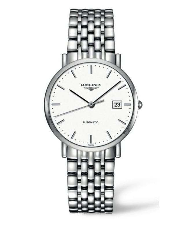 Longines Elegant Collection Automatic White Dial Stainless Steel Men's Watch L4.810.4.12.6