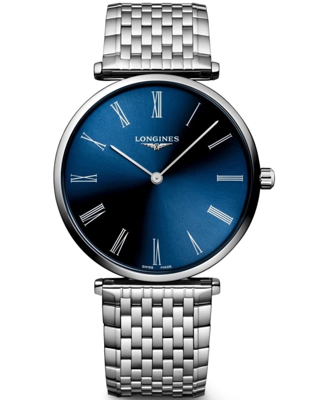 Longines La Grande Classique Quartz Blue Dial Steel Women's Watch L4.866.4.94.C