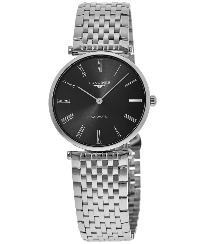 Longines La Grande Classique De Longines Black Dial Stainless Steel Unisex Watch L4.908.4.51.6