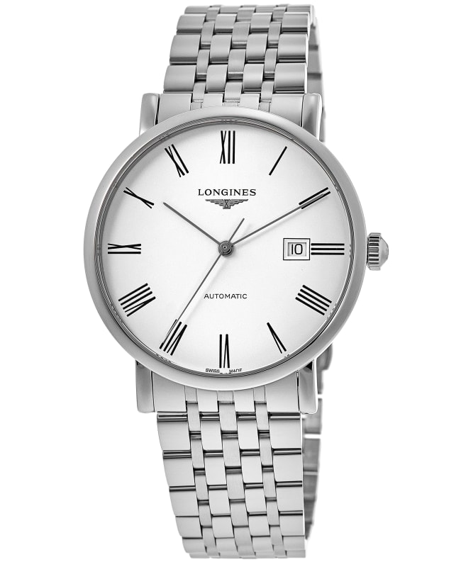 Longines Elegant Collection White Dial Stainless Steel Men's Watch L4.910.4.11.6