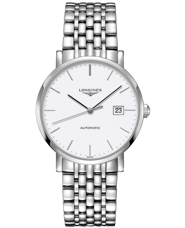 Longines Elegant Automatic White Dial Stainless Steel Men's Watch L4.910.4.12.6