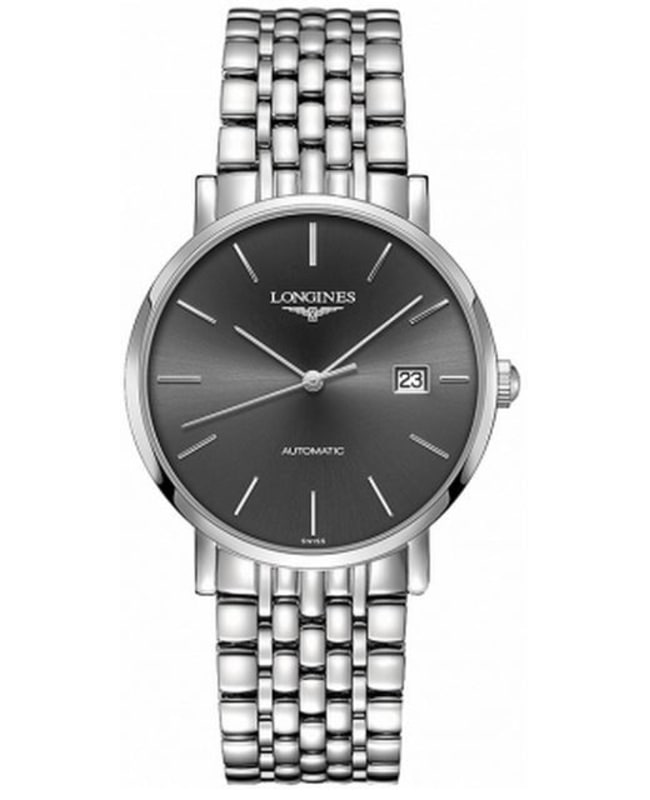 Longines Elegant Automatic Grey Dial Stainless Steel Men's Watch L4.910.4.72.6
