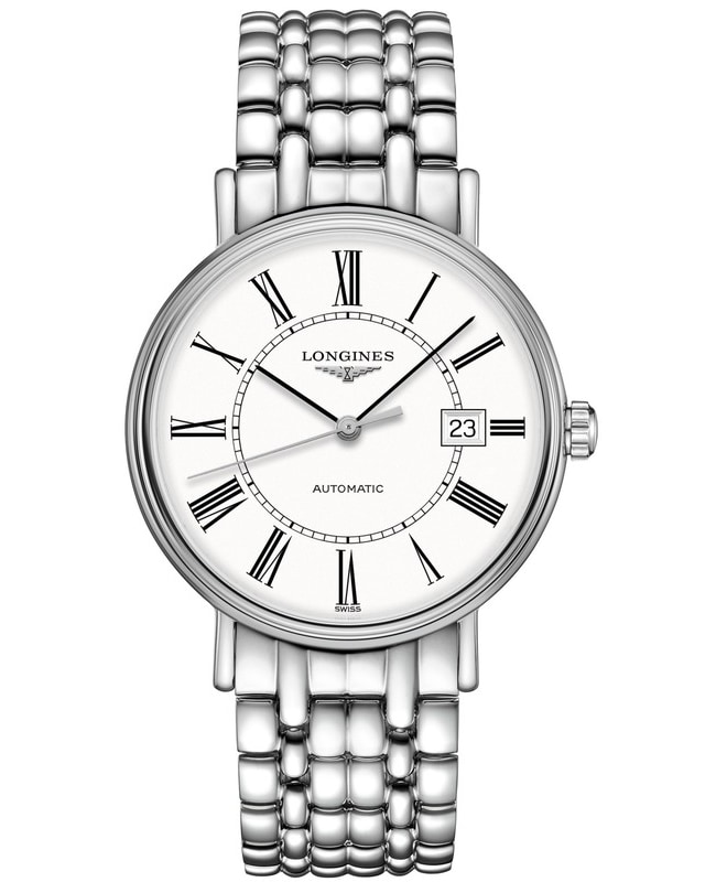 Longines Presence Automatic White Dial Stainless Steel Men's Watch L4.922.4.11.6