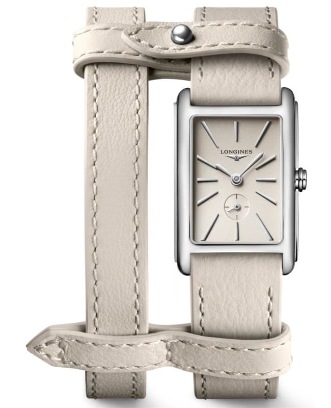 Longines DolceVita Beige Dial Leather Strap Women’s Watch
