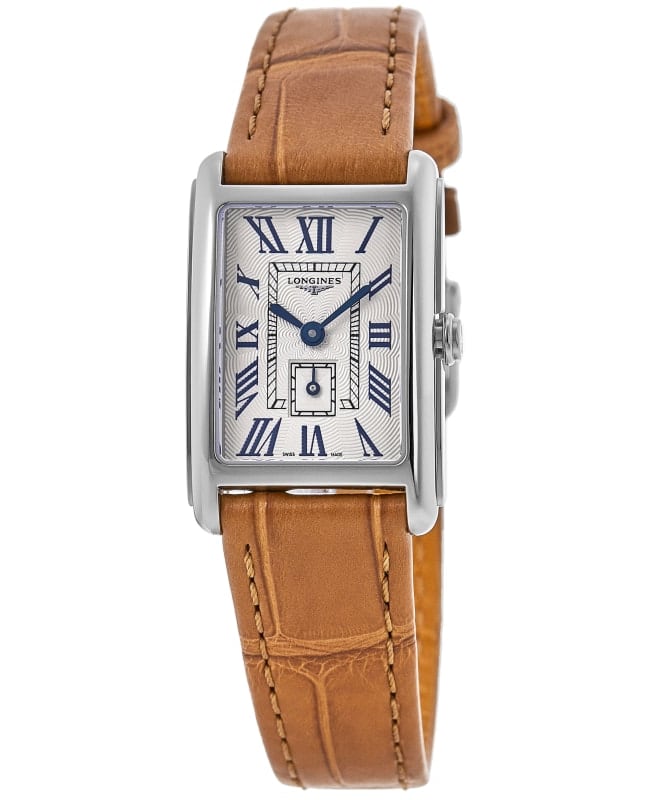 Longines DolceVita Quartz Silver Dial Leather Strap Women's Watch L5.512.4.71.4
