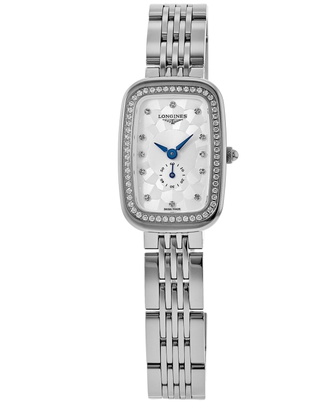 Longines Equestrian Diamond Mother of Pearl Dial Steel Women's Watch L6.141.0.77.6
