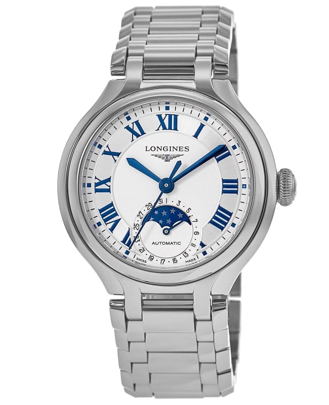 Longines Primaluna Moonphase Moonphase Ivory Dial Stainless Steel Women's Watch L8.126.4.71.6