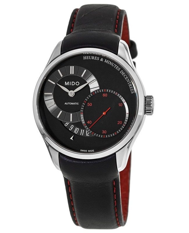 IDone 180㎝ Mido Belluna Black Dial Black Leather Strap Men's Watch