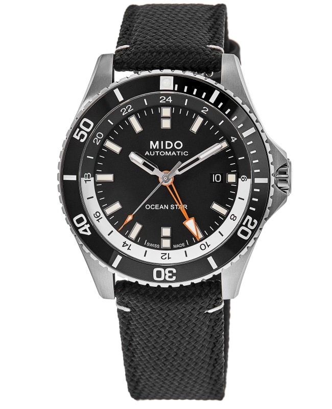 Mido Ocean Star GMT Automatic Black Dial Textile Nylon Strap Mens Watch M0266291705101 M0266291705101 Mido Ocean Star GMT Automatic Black Dial Textile Nylon Strap Mens Watch M0266291705101 M0266291705101