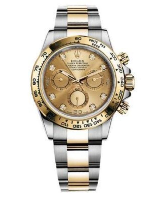 Rolex Cosmograph Daytona Cosmograph Champagne Diamond Dial Men's Watch M116503-0006
