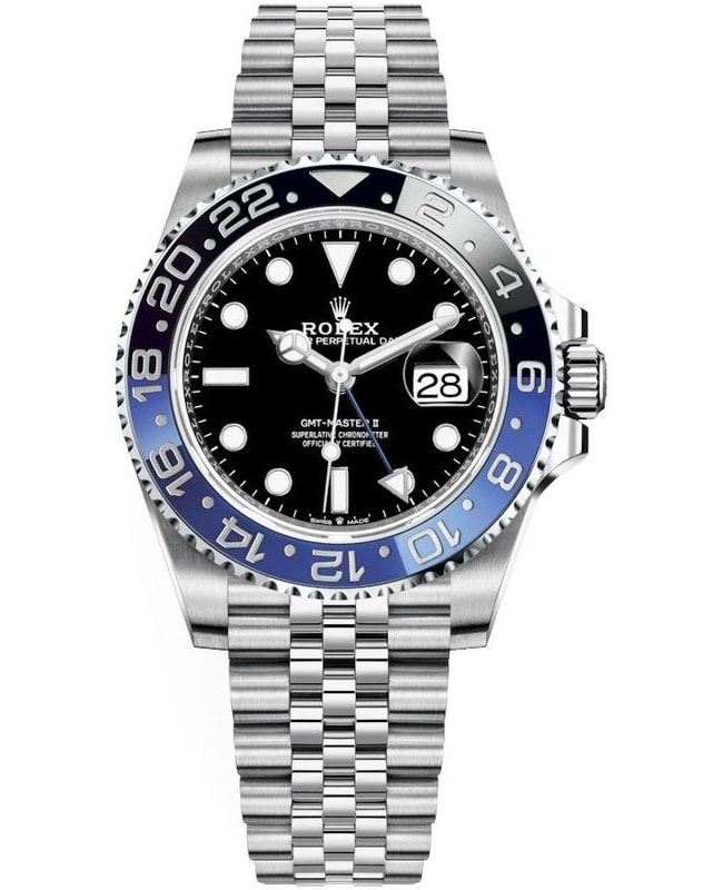 rolex blue black