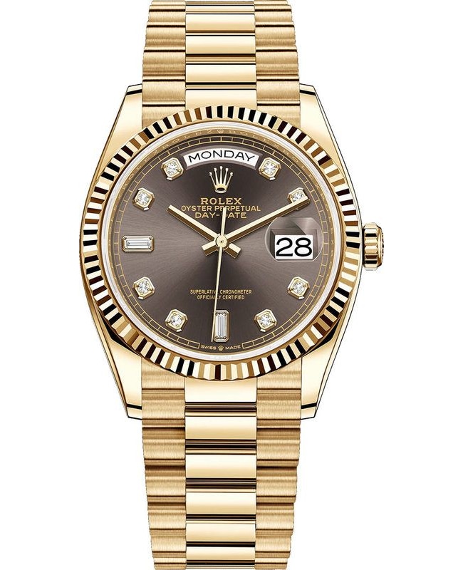 rolex day date grey dial