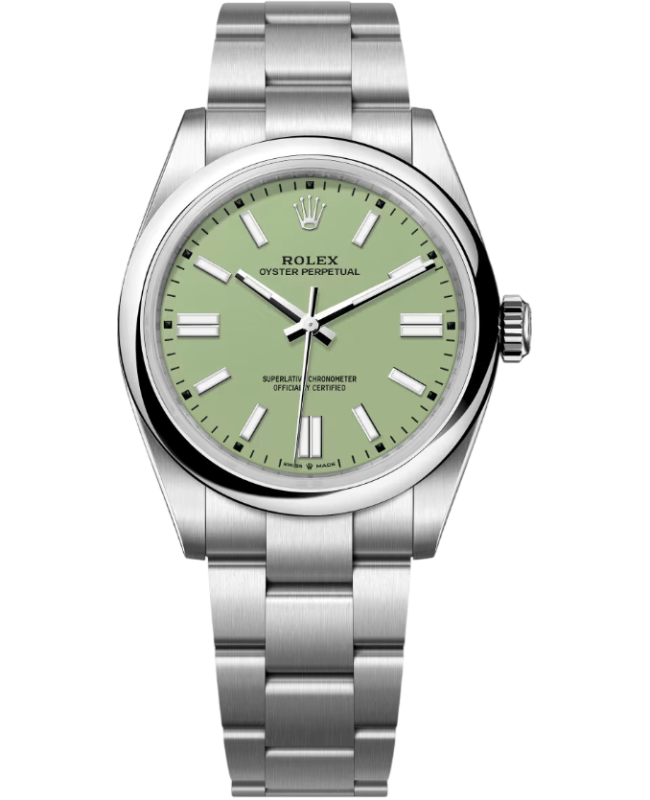 Rolex Oyster Perpetual 41 Green Dial Stainless Steel Mens Watch M1343000006 M1343000006