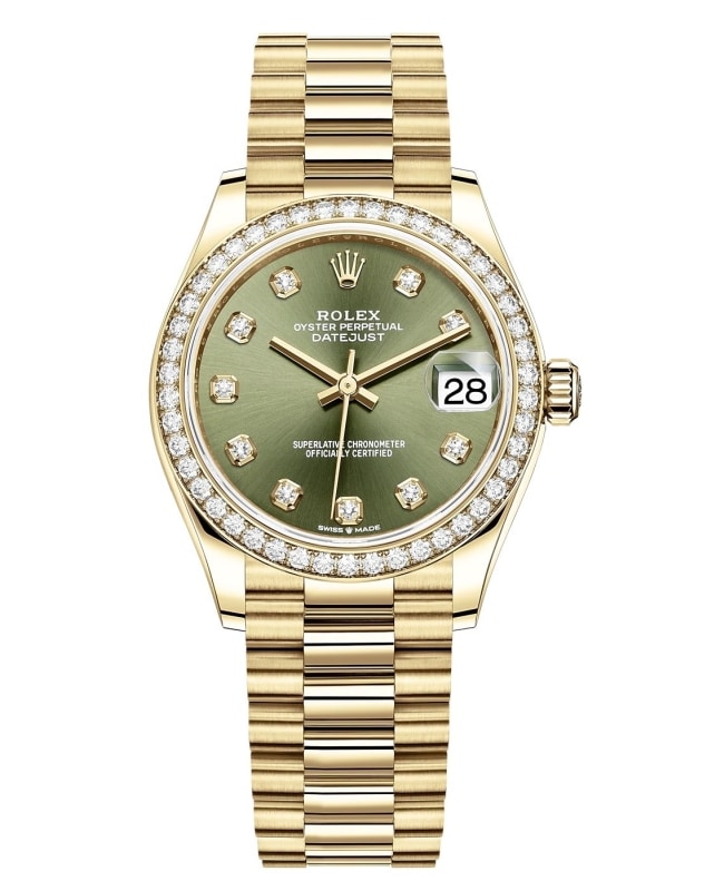 Rolex Datejust 31 watch: 18 kt yellow gold - m278288rbr-0005