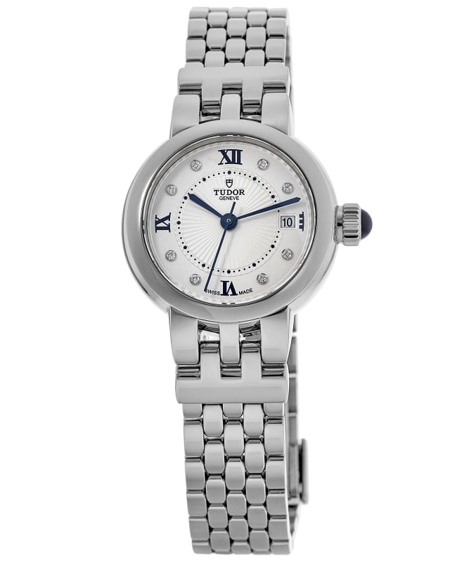 Tudor Clair De Rose 26mm Opaline Dial Stainless Steel Women's Watch M35200-0004 M35200-0004