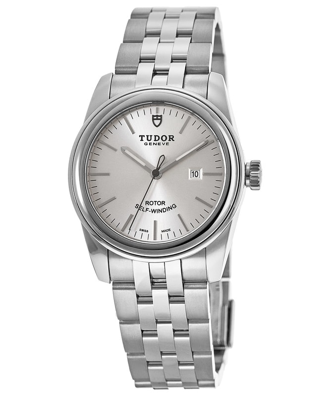 Tudor Glamour Date Silver Dial Stainless Steel Women's Watch M53000-0004 M53000-0004
