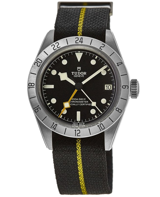 Tudor Black Bay Pro Black Dial Fabric Strap Men's Watch M79470-0002