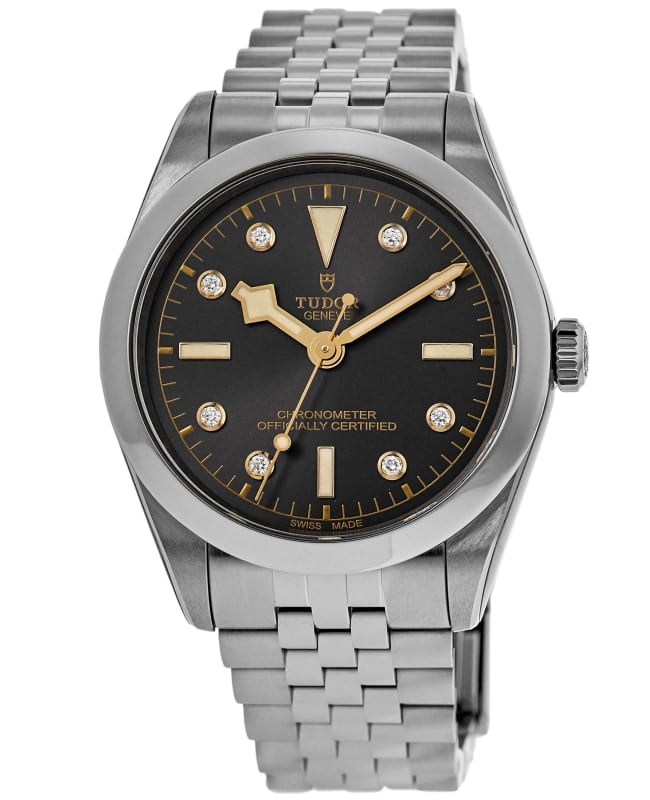 Tudor Black Bay 36 Automatic Black Diamond Dial Steel Women's Watch M79640-0004