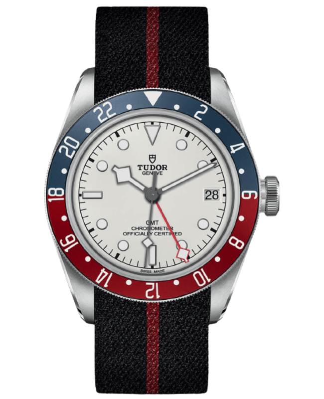 Tudor Black Bay GMT Opaline Dial Fabric Men's Watch M79830RB-0012