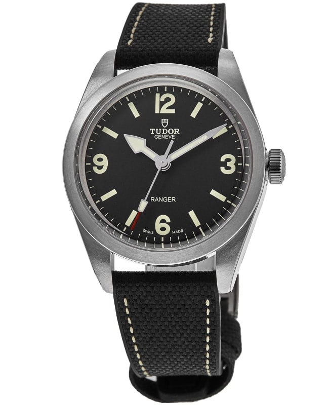 Tudor Ranger Black Dial Rubber Strap Men's Watch M79950-0002