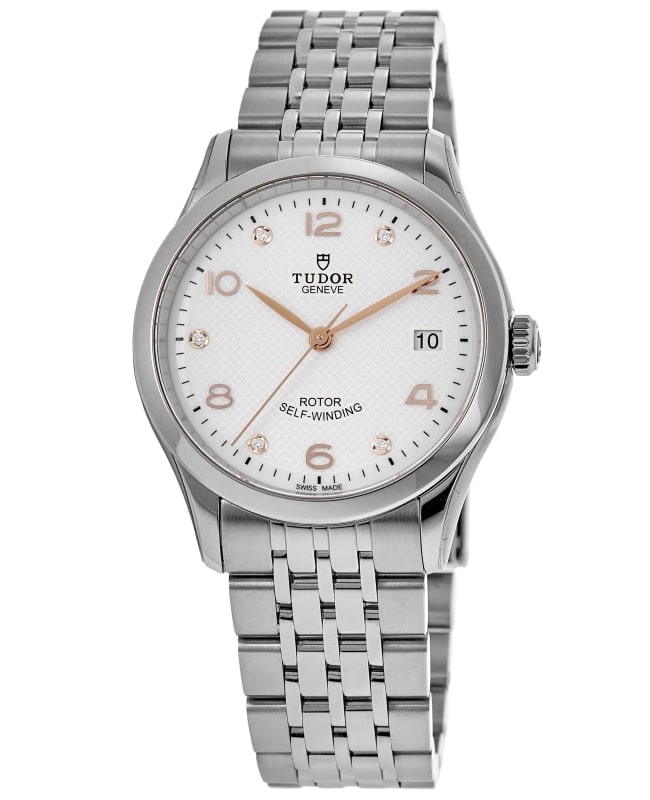 Tudor 1926 36mm Automatic White Diamond Dial Steel Women's Watch M91450-0013