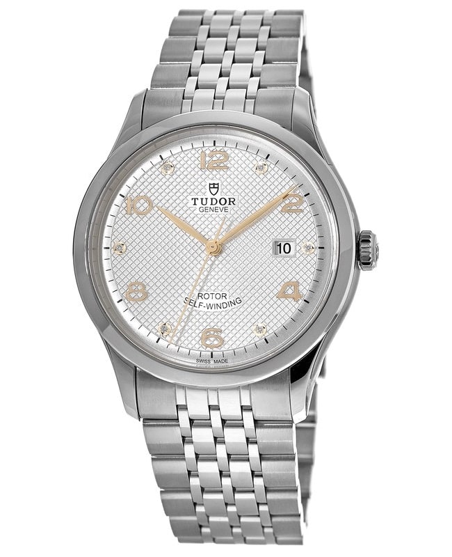 Tudor 1926 41mm Silver Diamond Dial Stainless Steel Men's Watch M91650-0003