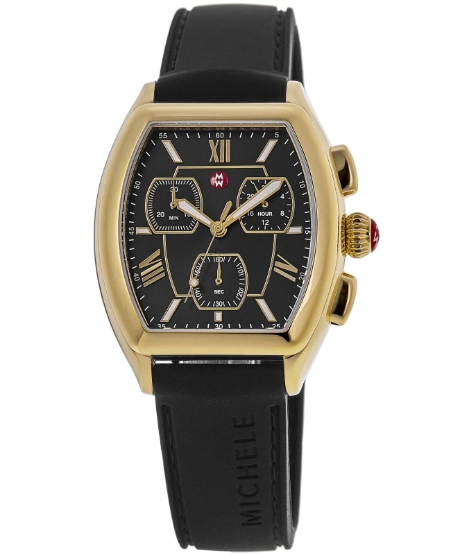 Michele Releve Gold-Tone Chronograph Women's Watch MWW19C000001