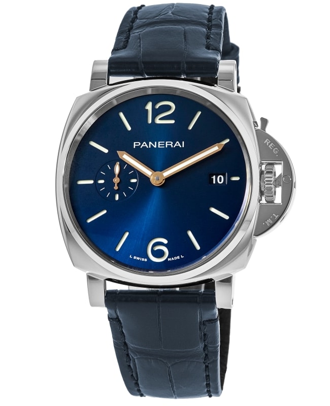 Panerai Luminor Due Watch PAM01274 Blue 42mm Steel