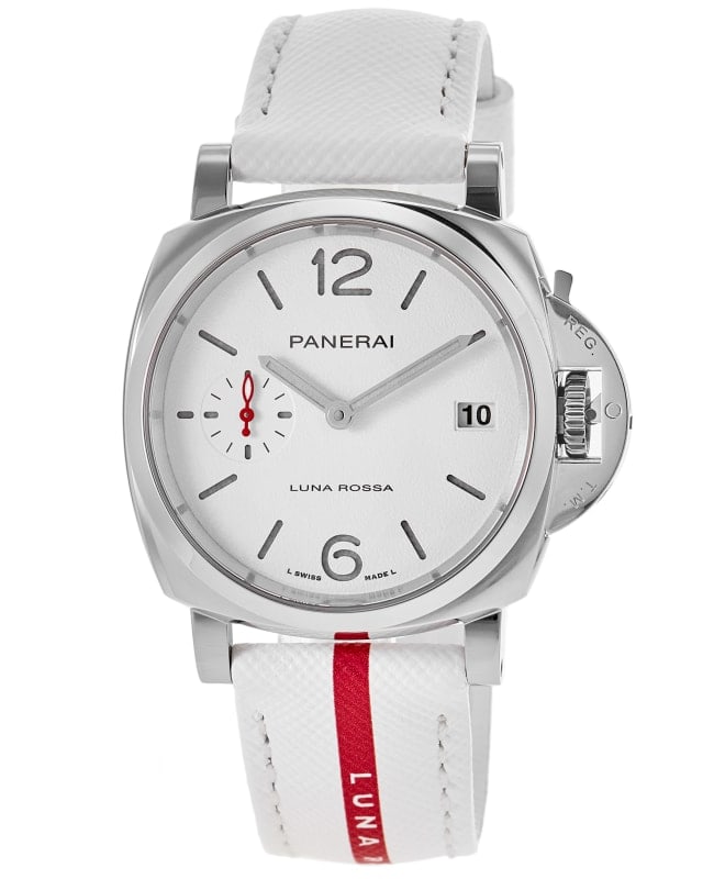 Panerai Luminor Due Luna Rossa Automatic White Dial Leather