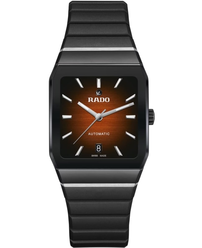 Rado Anatom Automatic Brown Rubber Strap Unisex Watch R10202309