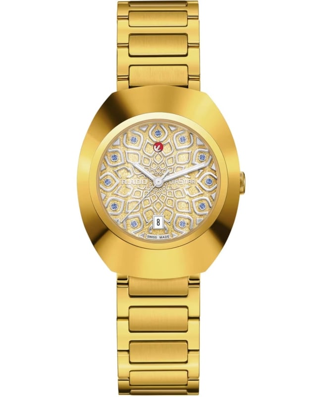 Rado DiaStar Original Automatic Yellow Dial PVD Steel Women's Watch R12171643