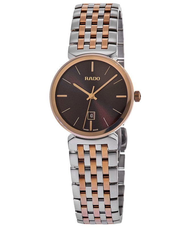 Rado Florence 30mm Brown Dial Two-Tone Stainless Steel Women's Watch R48913303